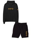HIFO Essential Black Hoodie