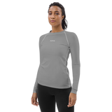 Women's Grey Compression Long Sleeve