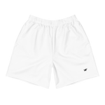 Water Repellent White Athletic Shorts
