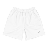 Water Repellent White Athletic Shorts
