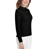 Youth Black Compression Long Sleeve