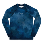 Youth Watercolor Blue Compression Long Sleeve