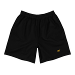 Water Repellent Black Athletic Shorts