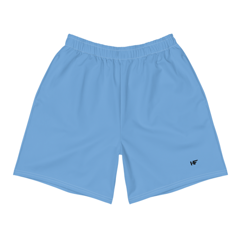 Water Repellent Light Blue Athletic Shorts