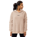 Sueded Embroidered Fleece Hoodie